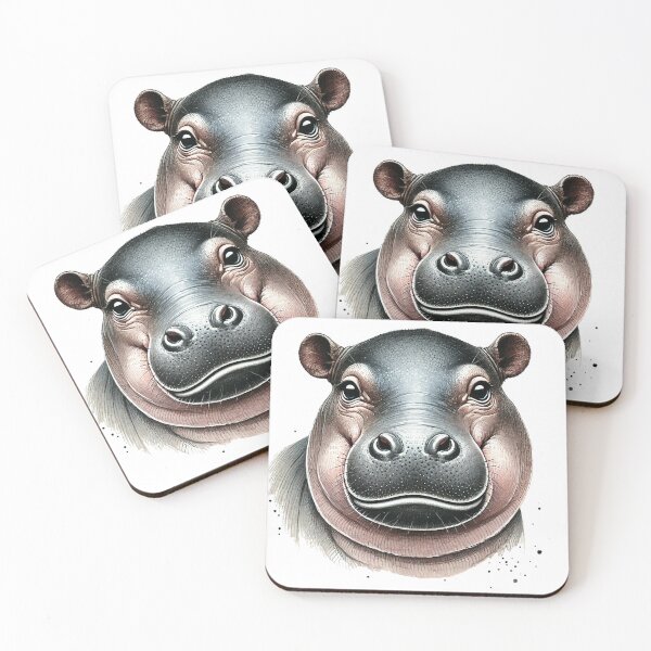Item preview, Happy Little Hippo designed and sold by Zarek-pixel-paws.