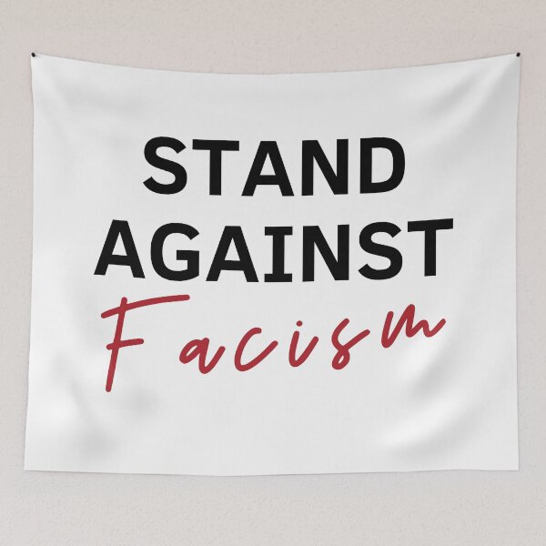 Item preview, Stand Against Facism  Anti-Facism  Anti-Trump Anti-Elon designed and sold by Anniko Art Studio.