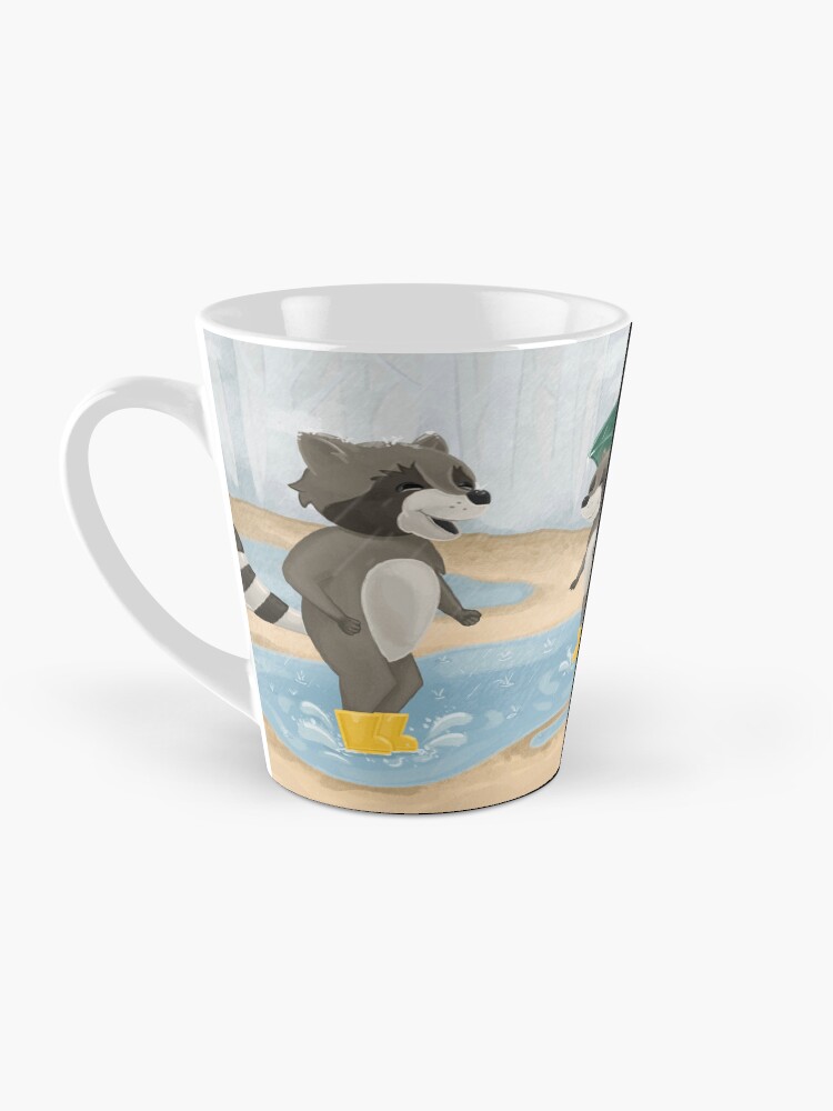 Thumbnail 3 of 4, Coffee Mug, A Rainy Day designed and sold by rinalynnedotcom.