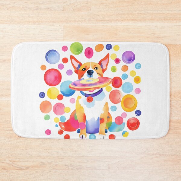 Item preview, Dog with a frisbee designed and sold by CorgiButtMedia.