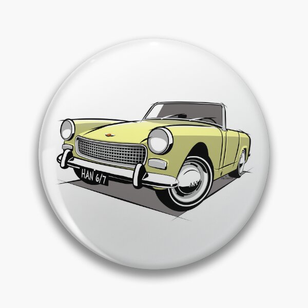 Item preview, Austin Sprite mark II yellow designed and sold by car2oonz.