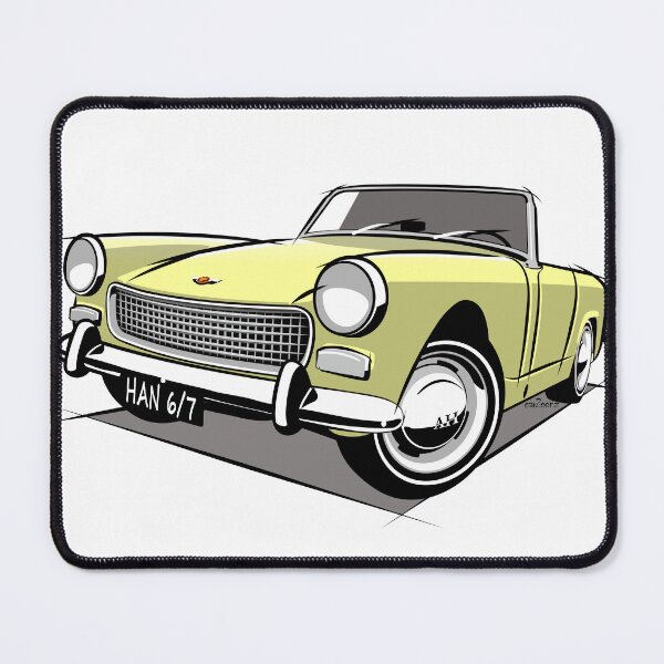 Item preview, Austin Sprite mark II yellow designed and sold by car2oonz.