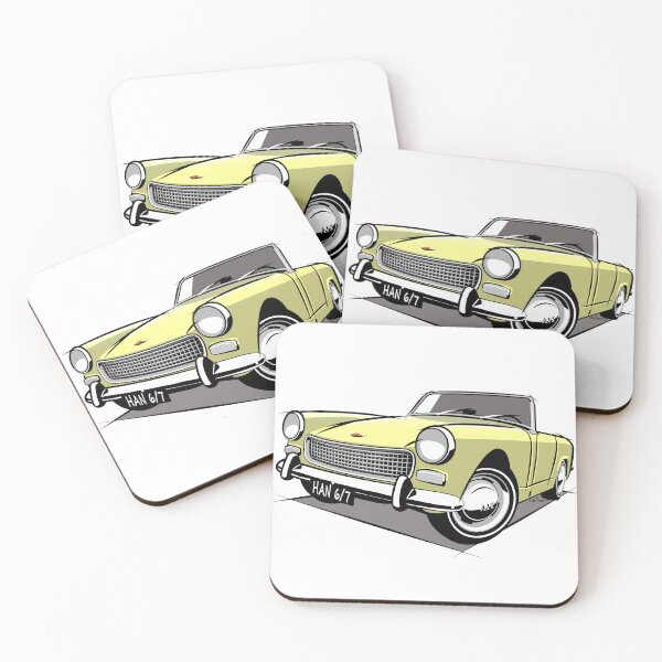 Item preview, Austin Sprite mark II yellow designed and sold by car2oonz.