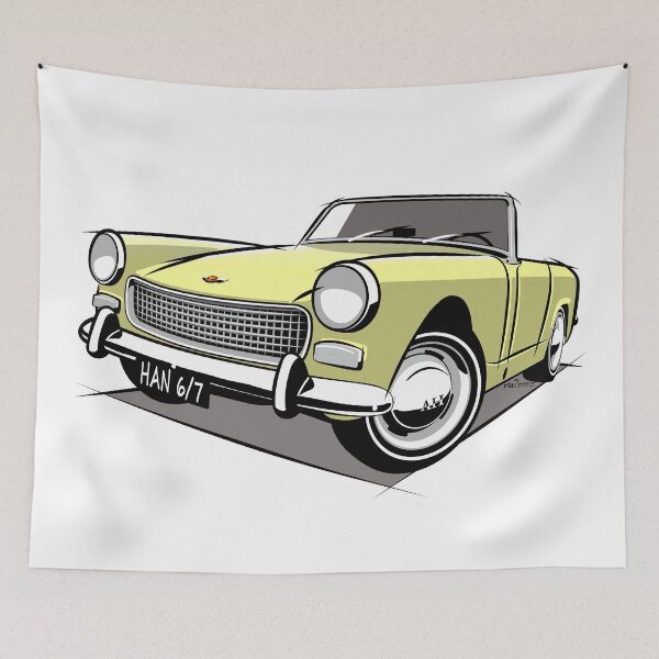 Item preview, Austin Sprite mark II yellow designed and sold by car2oonz.