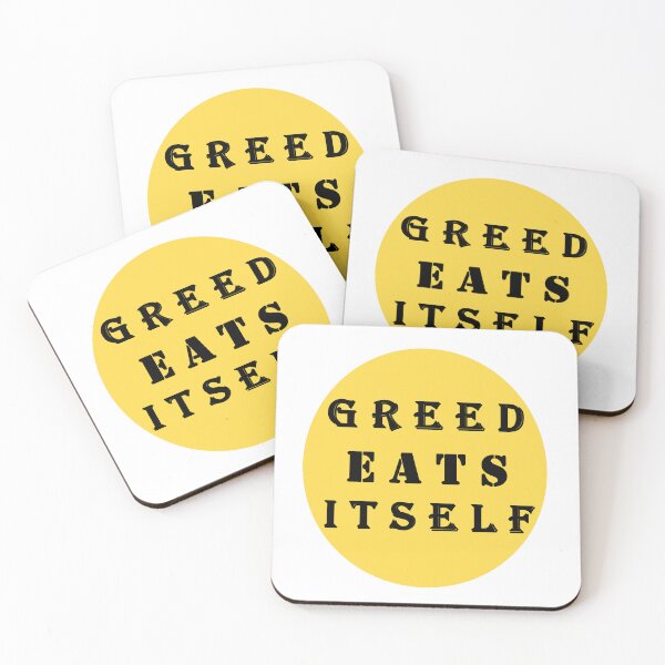 Item preview, Bankrupt America Greed Eats Itself designed and sold by JanChryzostom.