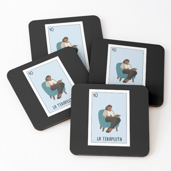 Item preview, La Terapeuta Loteria Diseño El Terapeuta designed and sold by Keeping Art Heavenly.
