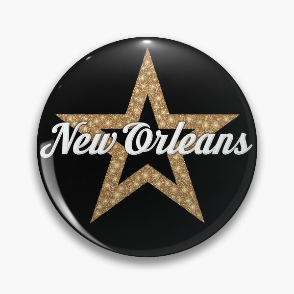 Item preview, New Orleans Script With Star (White Type) designed and sold by douglasnorth321.