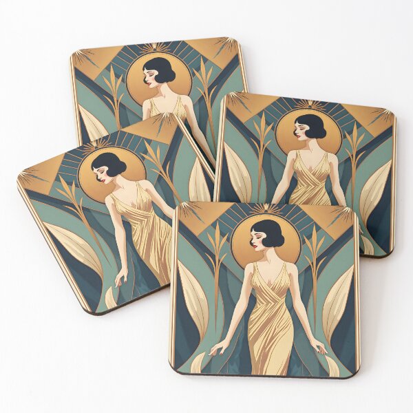 Item preview, Glamour of the Roaring Twenties: Art Deco Elegance designed and sold by AI-Syn-Pro.