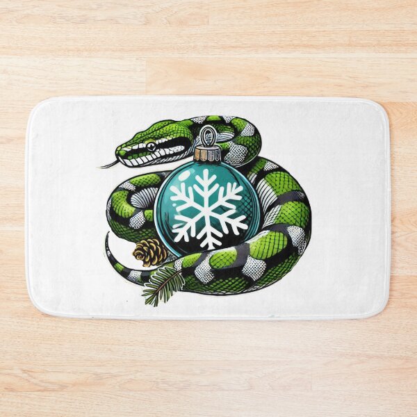 Item preview, christmas green snake with Blue ball,christmas snake,christmas animals, ,christmas Vintage, designed and sold by Expressions-Sel.