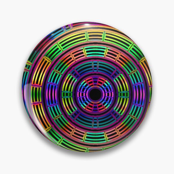 Item preview, colorful concentric wheels designed and sold by chambergambit.