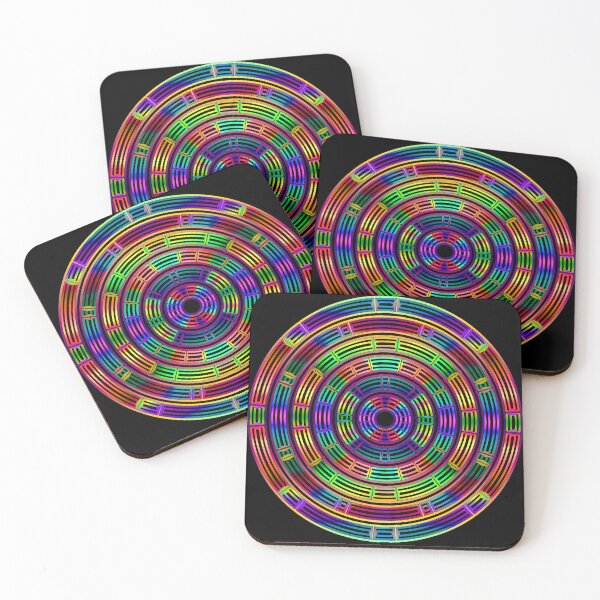 Item preview, colorful concentric wheels designed and sold by chambergambit.