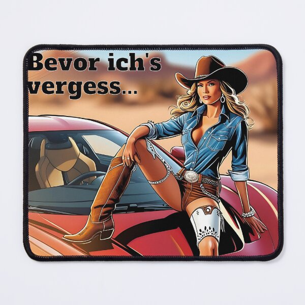 Item preview, Cowgirl with Sports Car designed and sold by Schwefli.