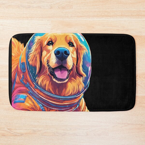 Item preview, Astronaut Golden Retriever dog in space gift for dog lovers designed and sold by Golden-Heaven.