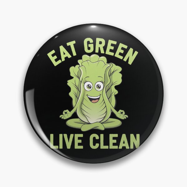 Item preview, Eat Green, Live Clean designed and sold by MagicWander.