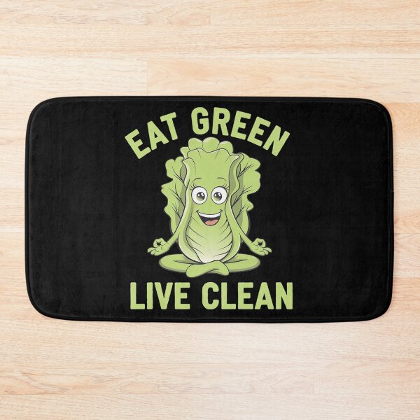 Item preview, Eat Green, Live Clean designed and sold by MagicWander.