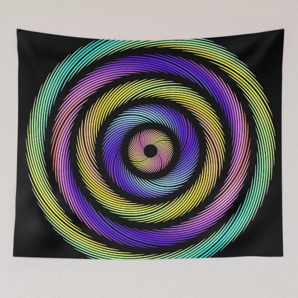 Item preview, colorful circle of dashes designed and sold by chambergambit.