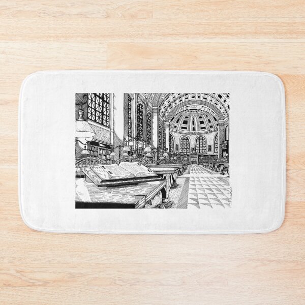 Item preview, Boston Public Library-Bates Hall Drawing designed and sold by Conor Plunkett.