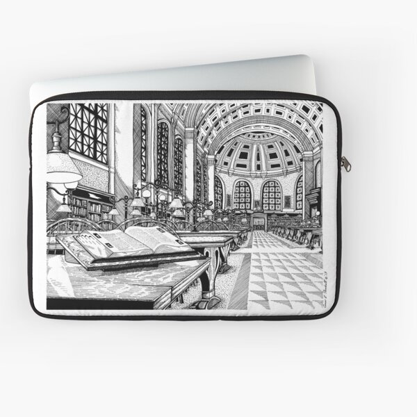 Item preview, Boston Public Library-Bates Hall Drawing designed and sold by Conor Plunkett.