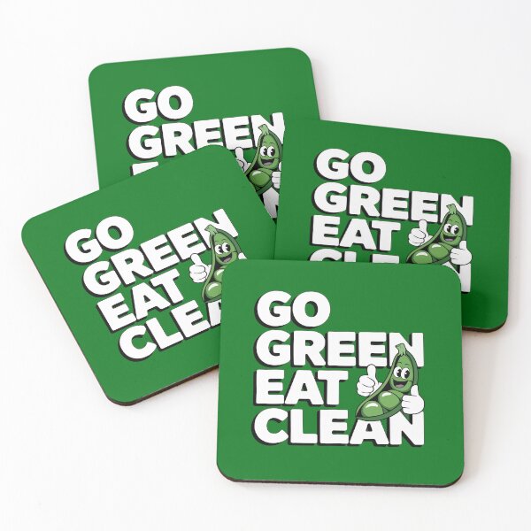 Item preview, Go Green, Eat Clean designed and sold by MagicWander.