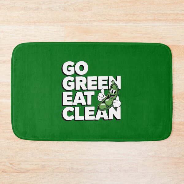 Item preview, Go Green, Eat Clean designed and sold by MagicWander.