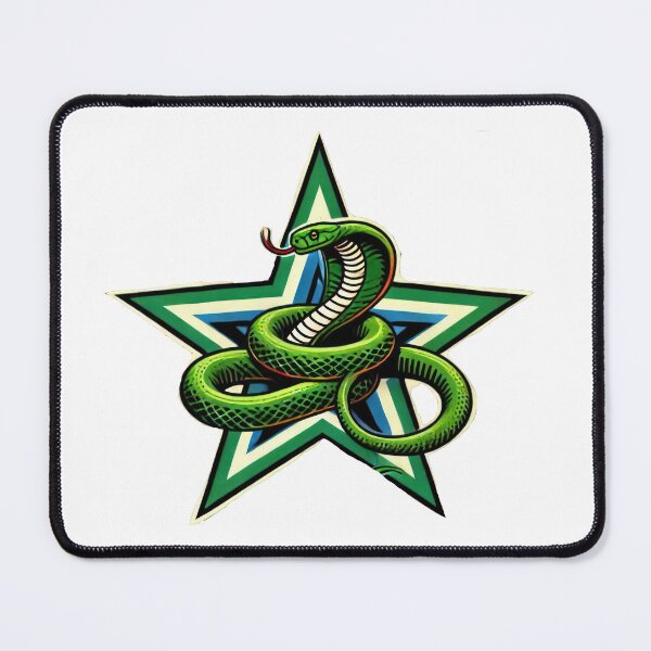 Item preview, christmas green snake with Green star,christmas snake,christmas animals,christmas Vintage designed and sold by Expressions-Sel.