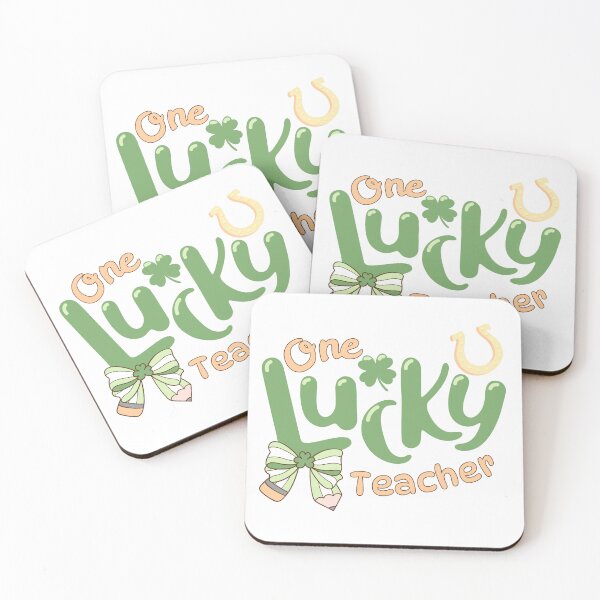 Item preview, One Lucky Teacher Design  designed and sold by Tuff-stuff-tees.