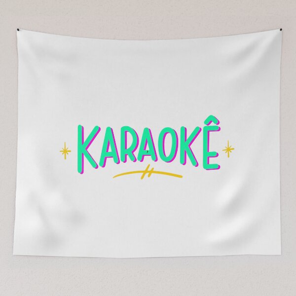 Item preview, karaoke lettering cartaz designed and sold by RubyCollection.