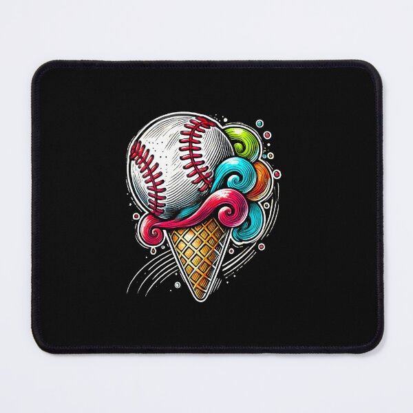Item preview, Baseball Ice Cream Colorful designed and sold by box-artshop.