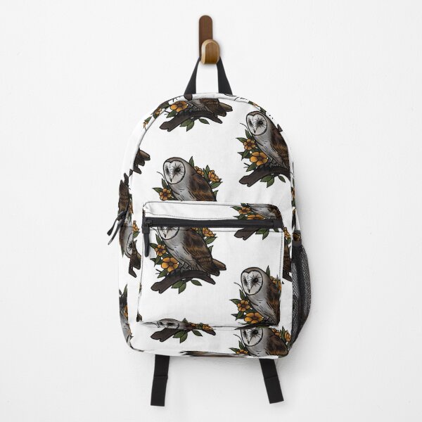 Item preview, Barn owl tattoo style designed and sold by LeahcarsArt.