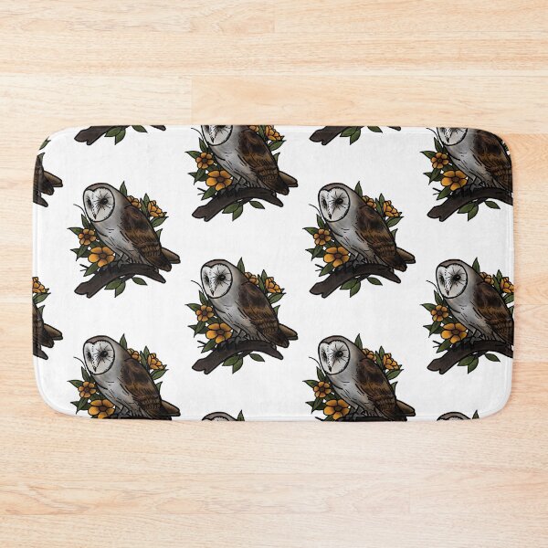 Item preview, Barn owl tattoo style designed and sold by LeahcarsArt.
