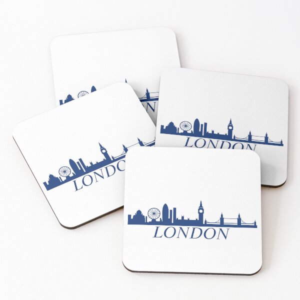 Item preview, London Skyline illustration Big Ben Blue designed and sold by Monika Howarth.