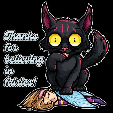 Artwork thumbnail, Nightwhisker: thanks for believing in fairies by PoliCromix