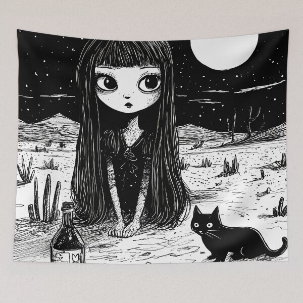 Item preview, Lost with the cat designed and sold by KostleLaugh.