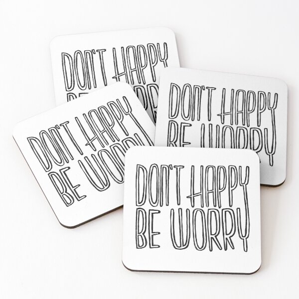 Item preview, Don’t be happy, worry designed and sold by badlydrawnbabe.