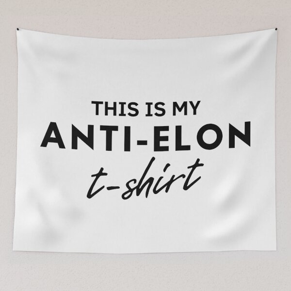 Item preview, This Is My Anti-Elon T-shirt  designed and sold by Anniko Art Studio.