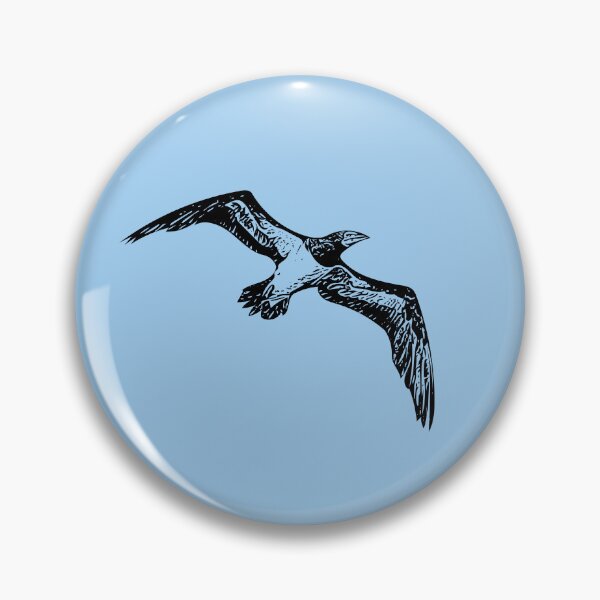 Item preview, Cocos Booby Flying Black Design  designed and sold by designsasstultd.