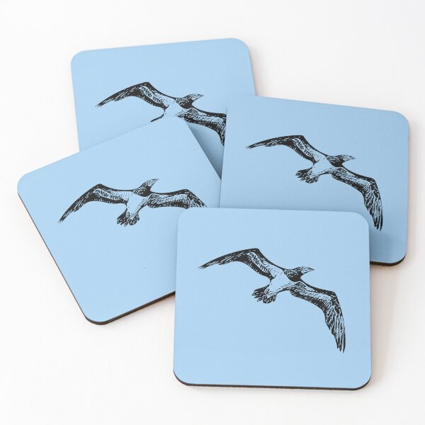 Item preview, Cocos Booby Flying Black Design  designed and sold by designsasstultd.