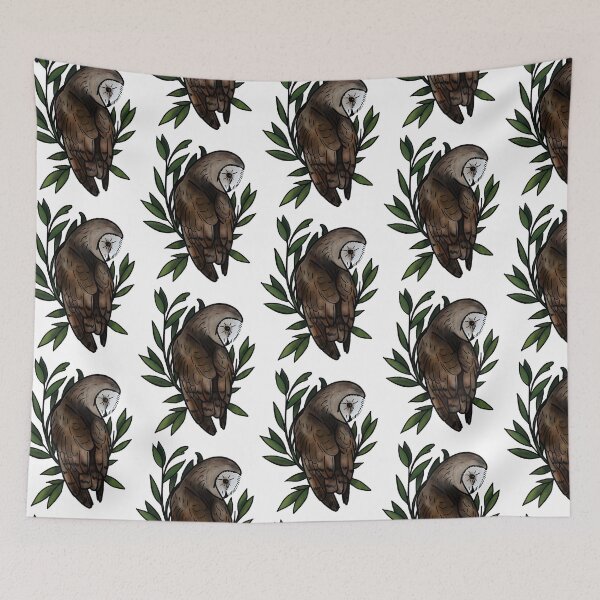 Item preview, Copy of Barn owl tattoo style designed and sold by LeahcarsArt.
