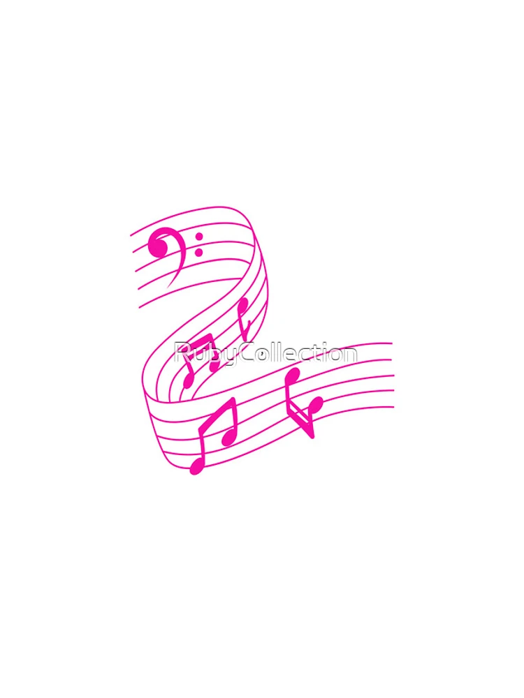 Thumbnail 4 of 4, iPhone Case, Musical Note pink Color designed and sold by RubyCollection.