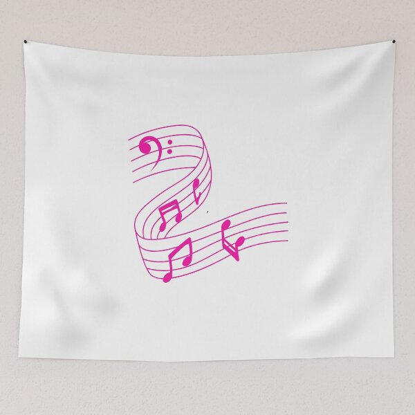Item preview, Musical Note pink Color designed and sold by RubyCollection.