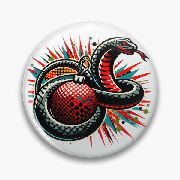 Item preview, Black snake with with red ball,christmas snake,christmas animals,christmas Vintage designed and sold by Expressions-Sel.
