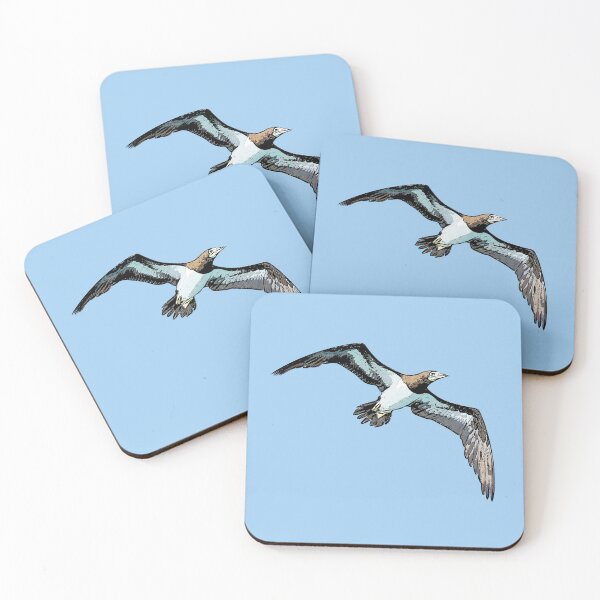 Item preview, Cocos Booby Flying Black Alternate Design  designed and sold by designsasstultd.