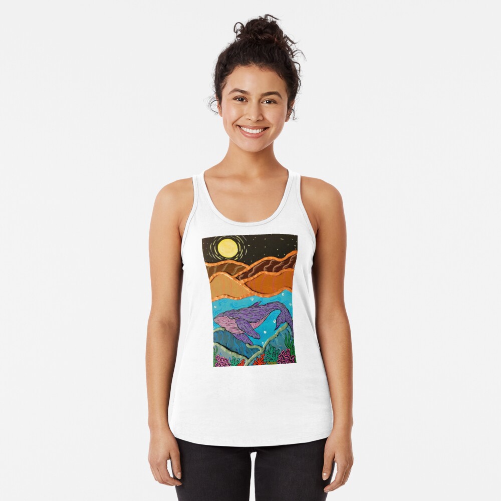Item preview, Racerback Tank Top designed and sold by zaazu.