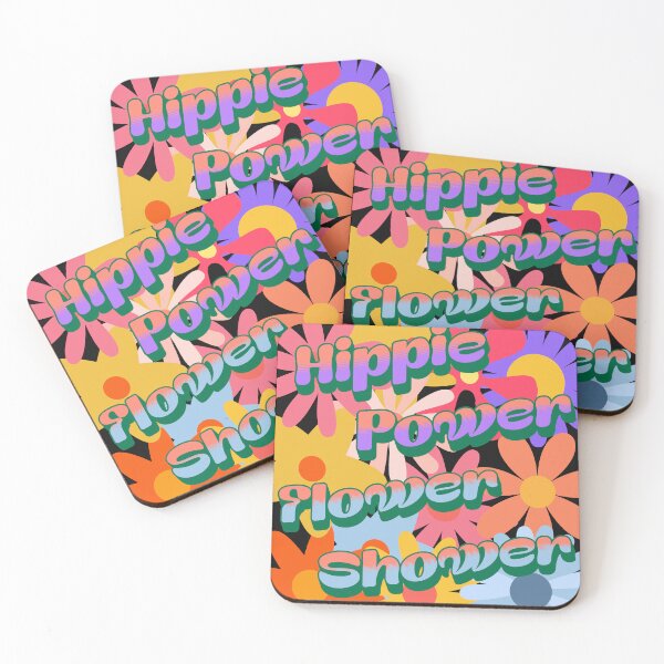 Item preview, Hippie Power Flower Shower designed and sold by Schwefli.