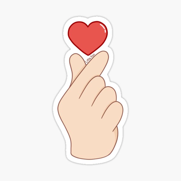Artikel-Vorschau von Fingerheart - Saranghae - Korean - K-Drama - K-Pop - Love, designt und verkauft von LittleKeo-Shop.