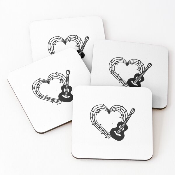 Item preview, guitar musical notes designed and sold by RubyCollection.
