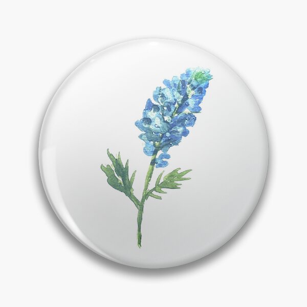 Item preview, Bluebonnets illustration Texas State Blue flowers designed and sold by Monika Howarth.