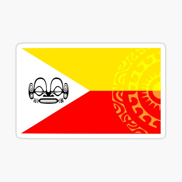 Item preview, Marquesanische Flagge (Brauch) designed and sold by Nesian-Tahiti.