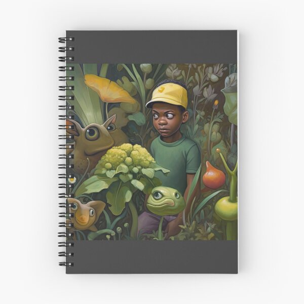 Item preview, Garden Secrets| A Boy in a Surreal Garden with Creatures designed and sold by MaryFiore.
