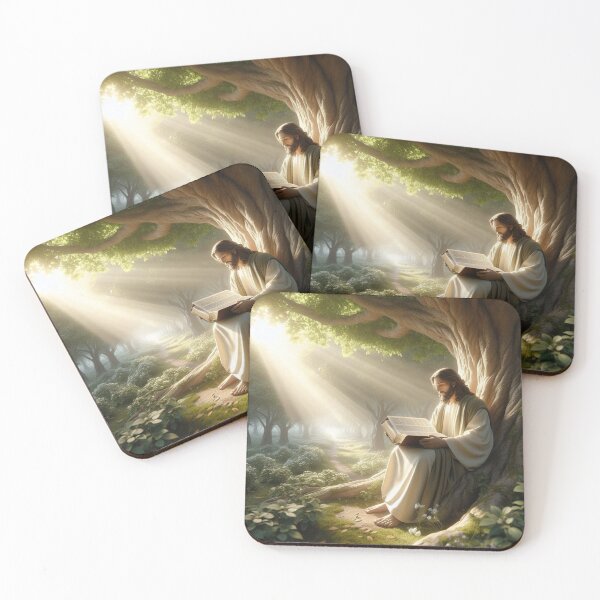 Item preview, Jesus Reading the Bible  designed and sold by JesusClub.